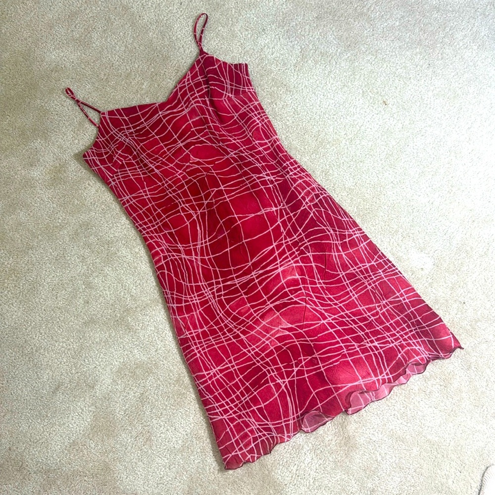 Y2K Style Abstract Mini Dress